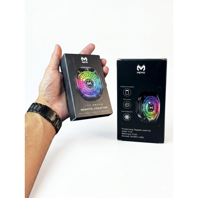 CX10 Magnetic RGB Mobile Cooling Fan
