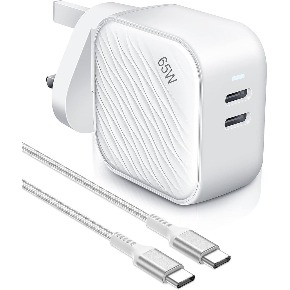 65W Fast Charger + C-to-C Cable