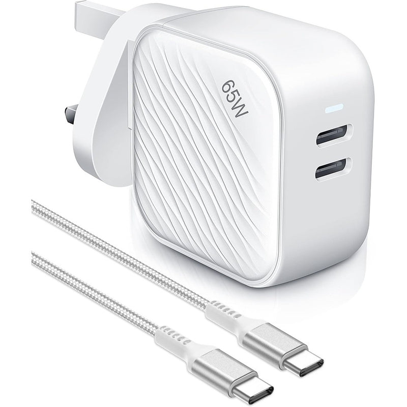 65W Fast Charger + C-to-C Cable