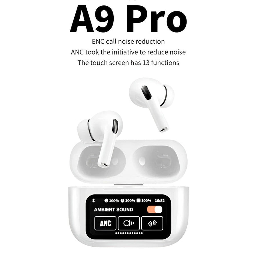 A9 Pro Touch Display Earbuds product view 1