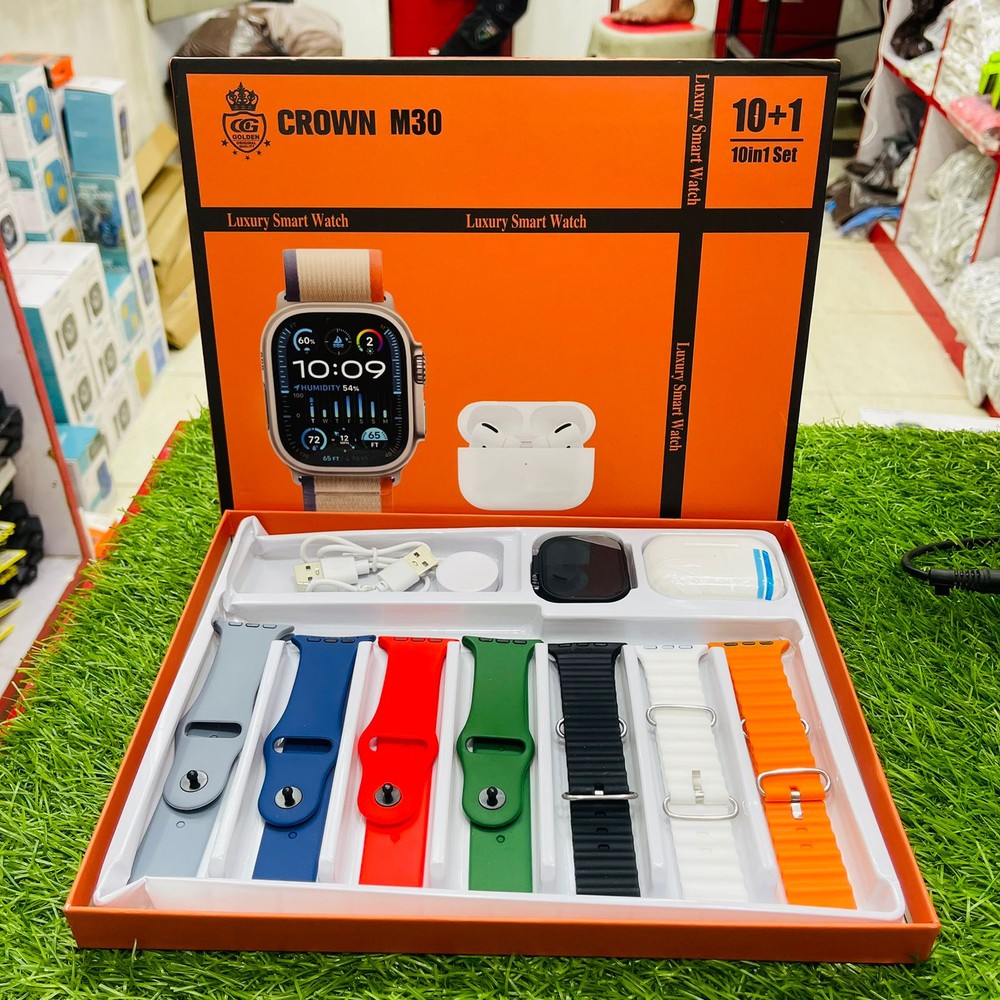 Crown M30 10+1 Smartwatch Set