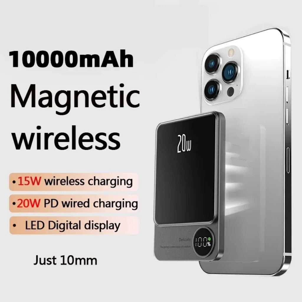10000mAh Magnetic Wireless Power Bank