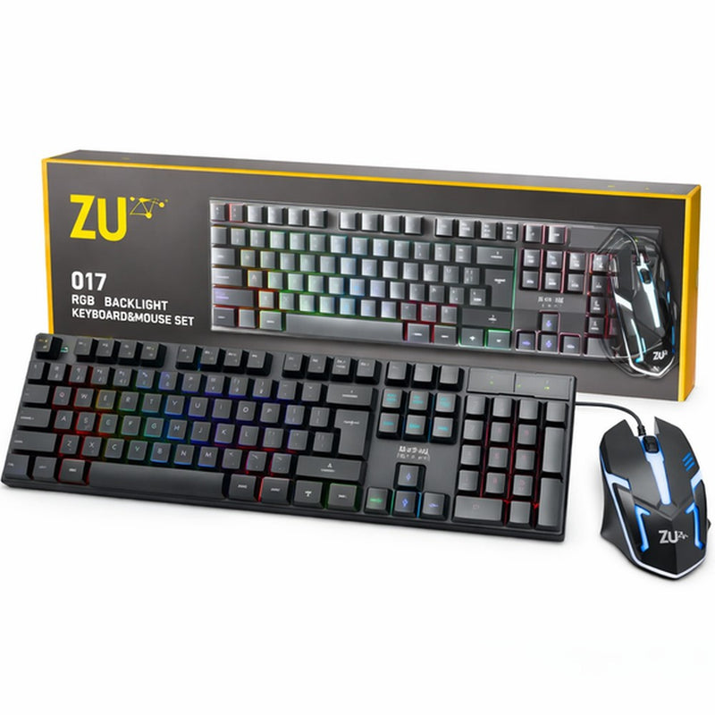ZU-017 RGB Keyboard + Mouse Combo