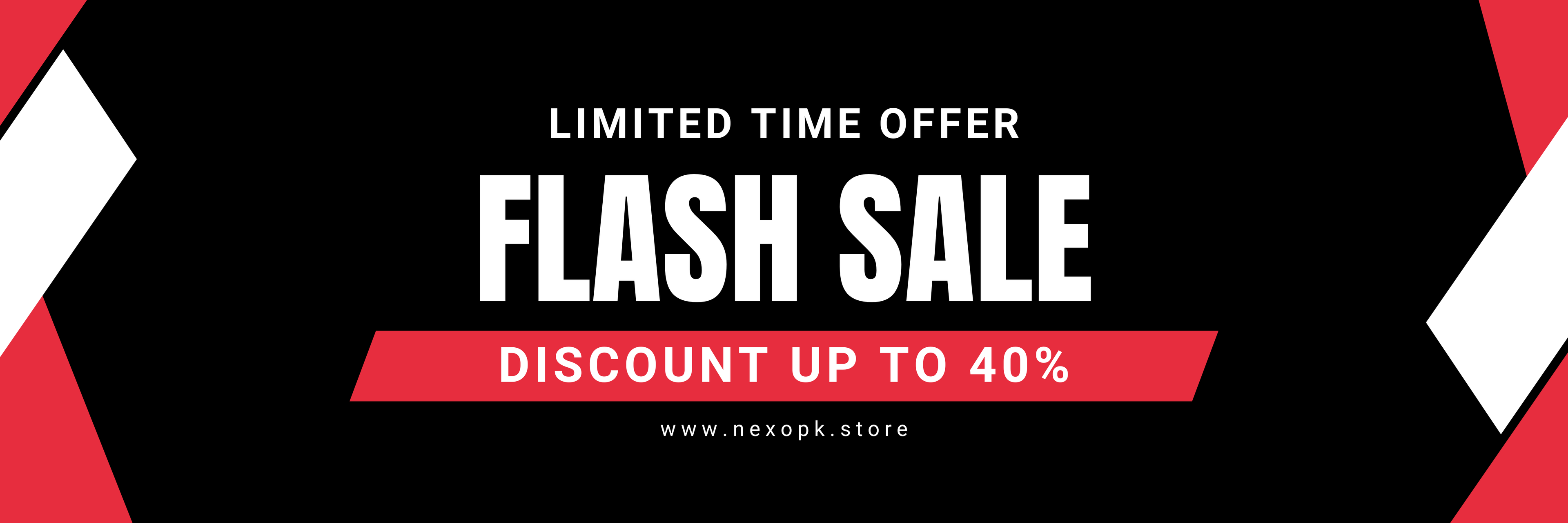 Prexo flash sale, discounts up to 40 percent